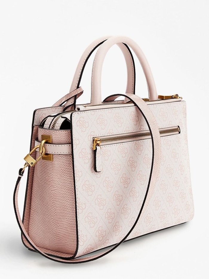 Bolsa de Mano Guess Ginevra 4g Logo Mujer Creme | SE-721002