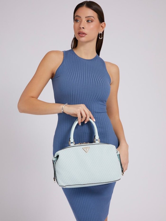 Bolsa de Mano Guess Hassie Charm Mujer Azules Claro | SE-922893