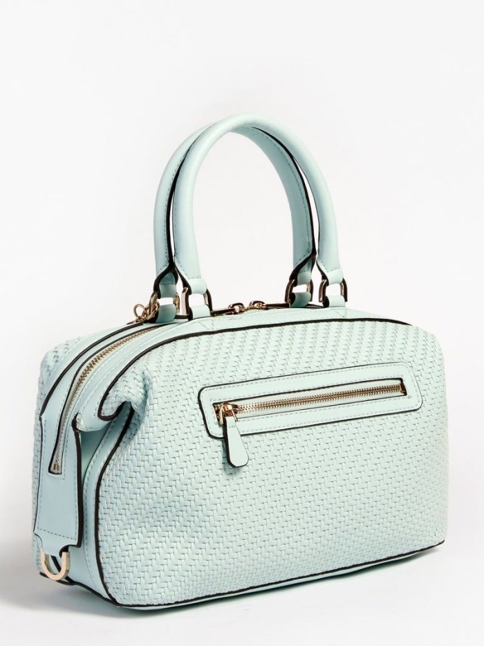 Bolsa de Mano Guess Hassie Charm Mujer Azules Claro | SE-922893