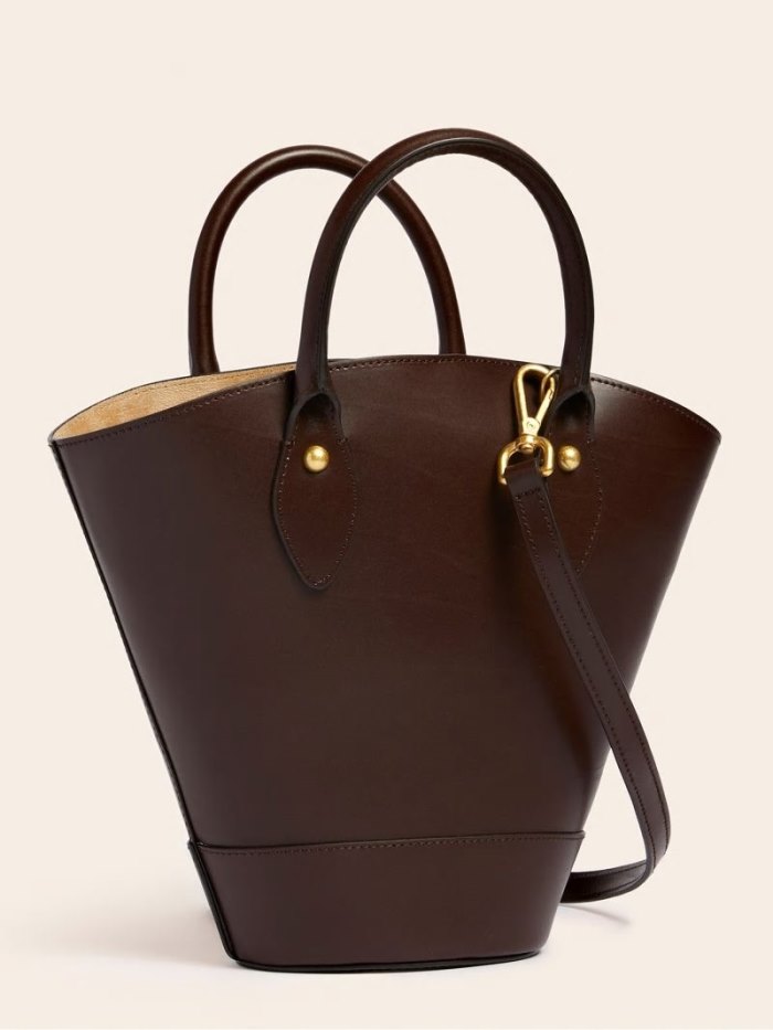 Bolsa de Mano Guess Jary Real Leather Mujer Marrom | SE-003197