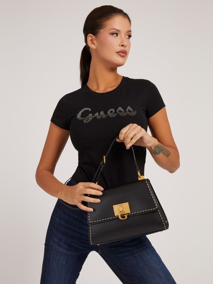 Bolsa de Mano Guess Stephi Mujer Negros | SE-208869