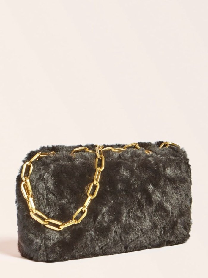 Bolsas Hombro Guess Helma Faux Fur Mujer Negros | SE-954240