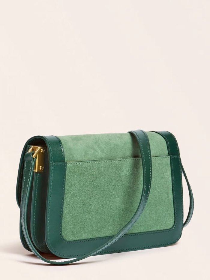 Bolsas Hombro Guess Thea Luxe Real Leather Mini Mujer Verdes | SE-373604