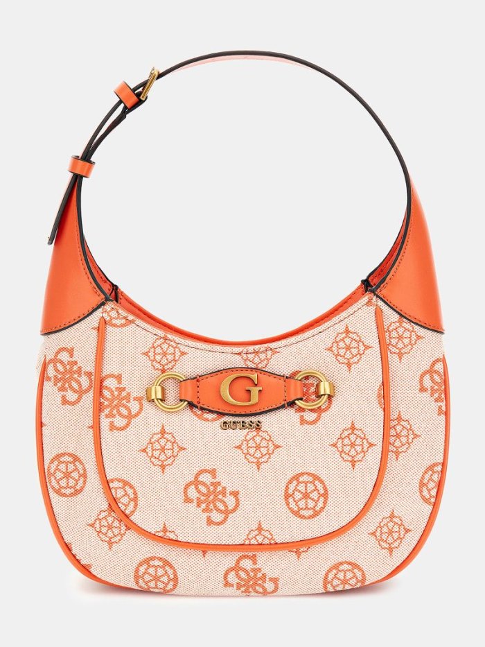 Bolso Hobo Guess Izzy Peony 4g Logo Mujer Naranjas | SE-705313