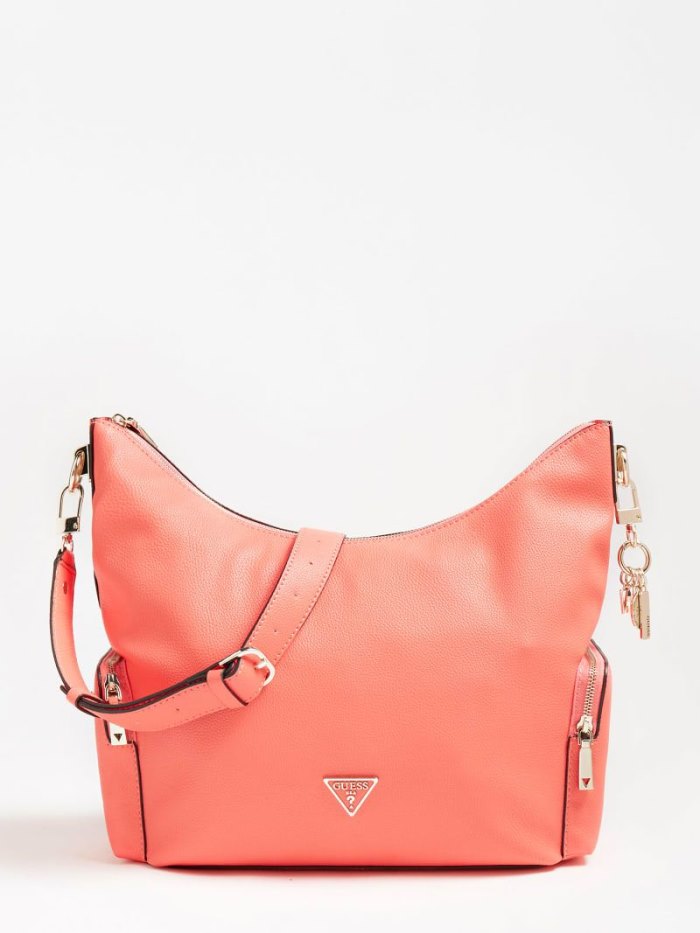 Bolso Hobo Guess Side Pockets Destiny Mujer Coral | SE-037976