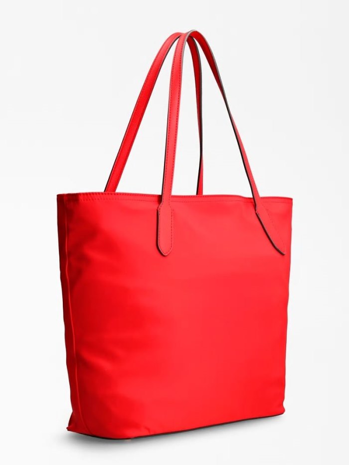 Bolsos Shopper Guess Gemma Logo Triangle Mujer Rojos | SE-105261