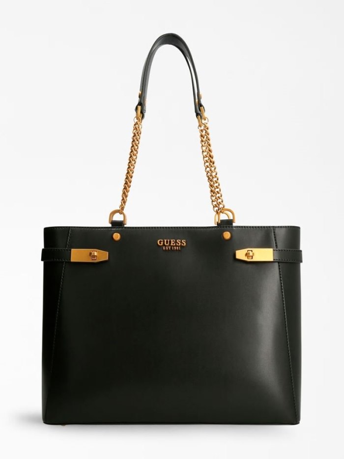 Bolsos Shopper Guess Zadie Mujer Negros | SE-222346