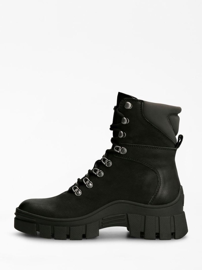 Botas Guess Hearly Combat Mujer Negros | SE-504106