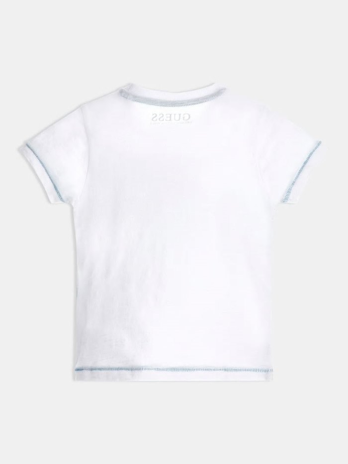 Camiseta Guess All Over Print Niños Blancos | SE-337899