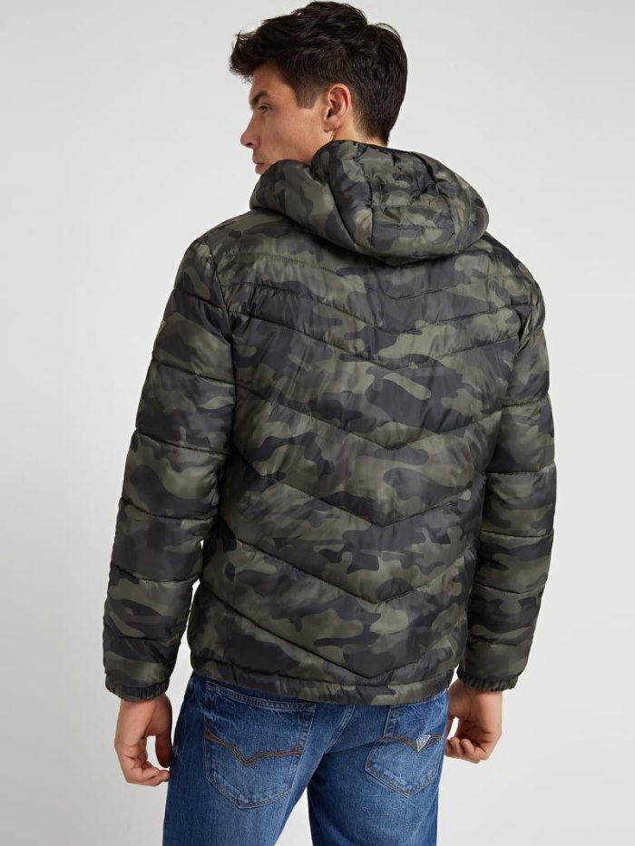 Chamarras Guess Hooded Hombre Camouflage | SE-881000