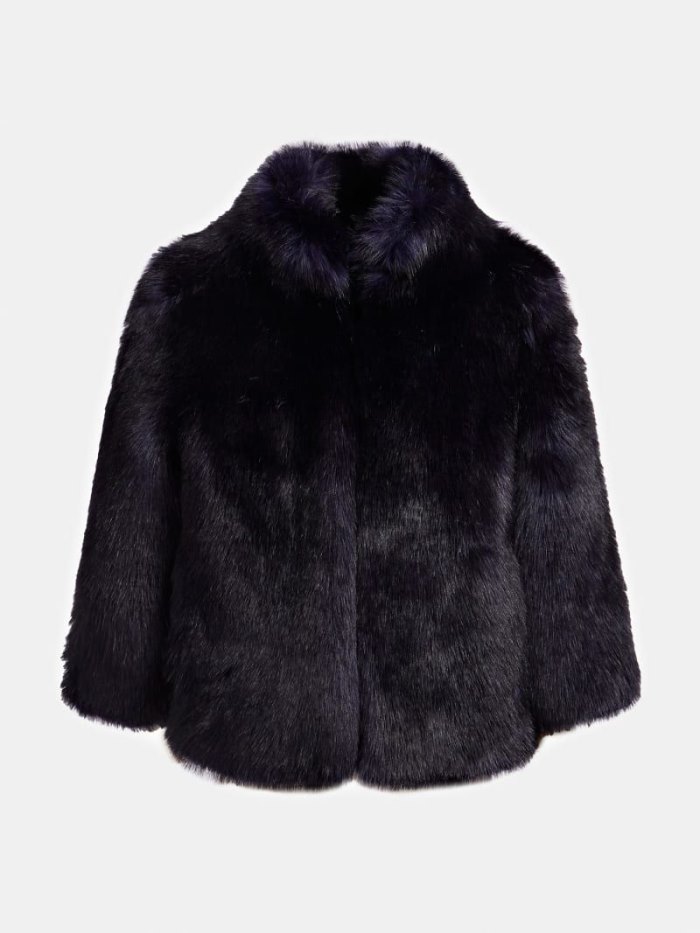 Chamarras Guess Marciano Faux Fur Mujer Azules Oscuro | SE-316770