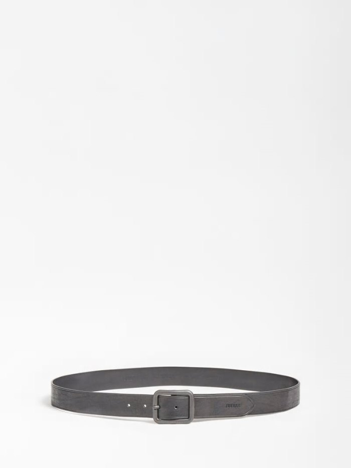 Cinturones Guess Luxe Real Leather Belt Hombre Negros | SE-015916