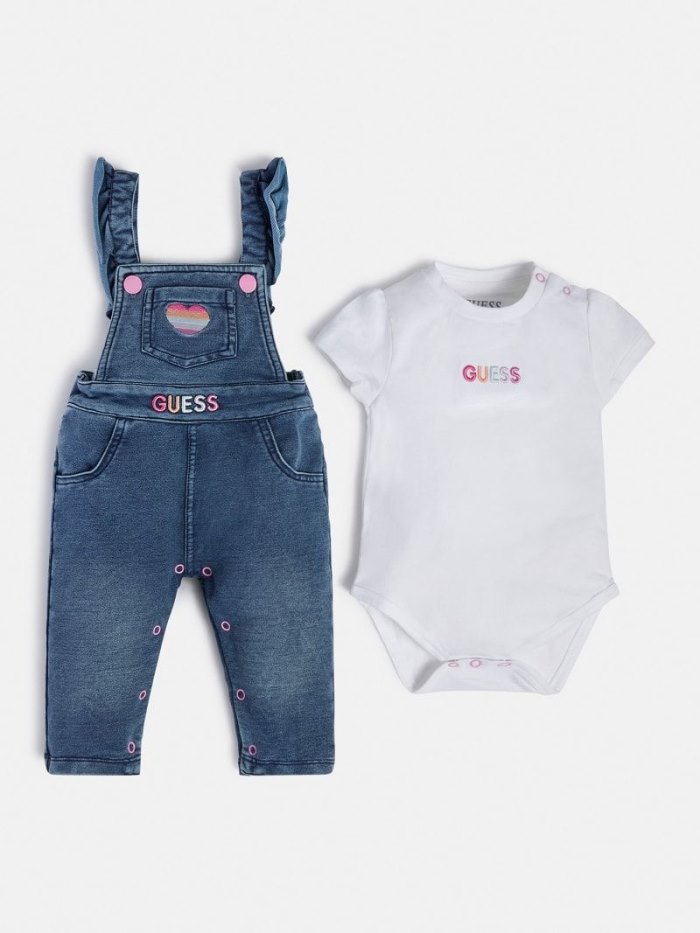 Conjuntos Guess Body And Overall Niños Blancos | SE-554833