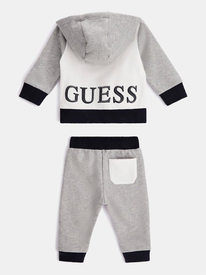 Conjuntos Guess Sweatshirt And Pant Niños Grises | SE-321016