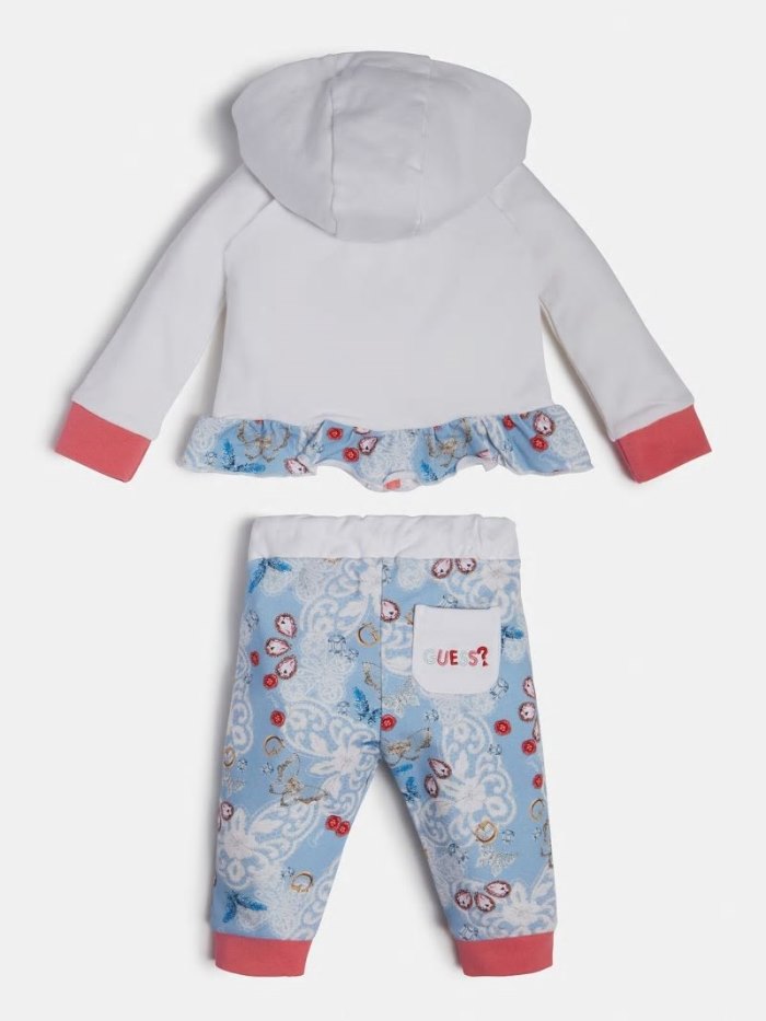 Conjuntos Guess Sweatshirt And Pant Niños Blancos | SE-176807