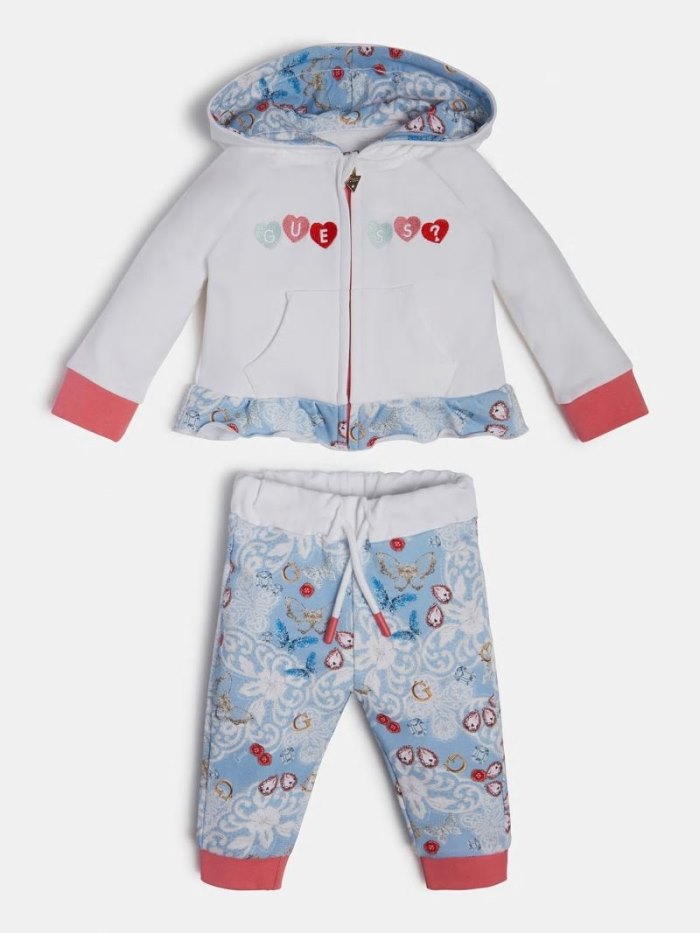 Conjuntos Guess Sweatshirt And Pant Niños Blancos | SE-176807