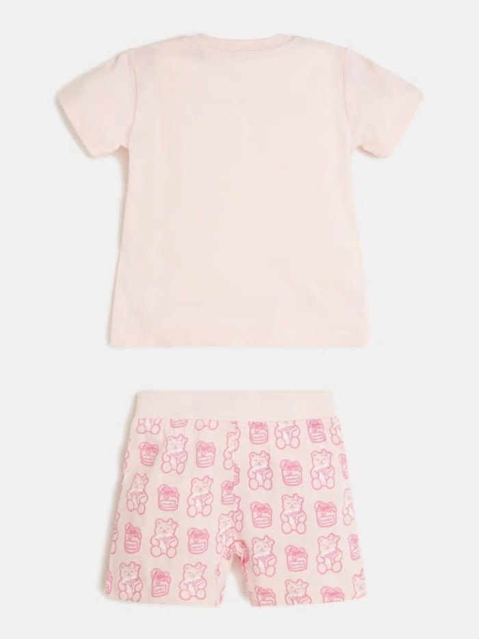 Conjuntos Guess T-shirt And Shorts Niños Rosas | SE-305179