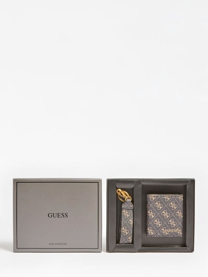 Conjuntos Guess Vezzola 4g Logo Box Hombre Marrom | SE-217561