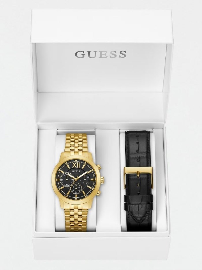 Conjuntos Guess Watch Box Hombre Negros | SE-291586