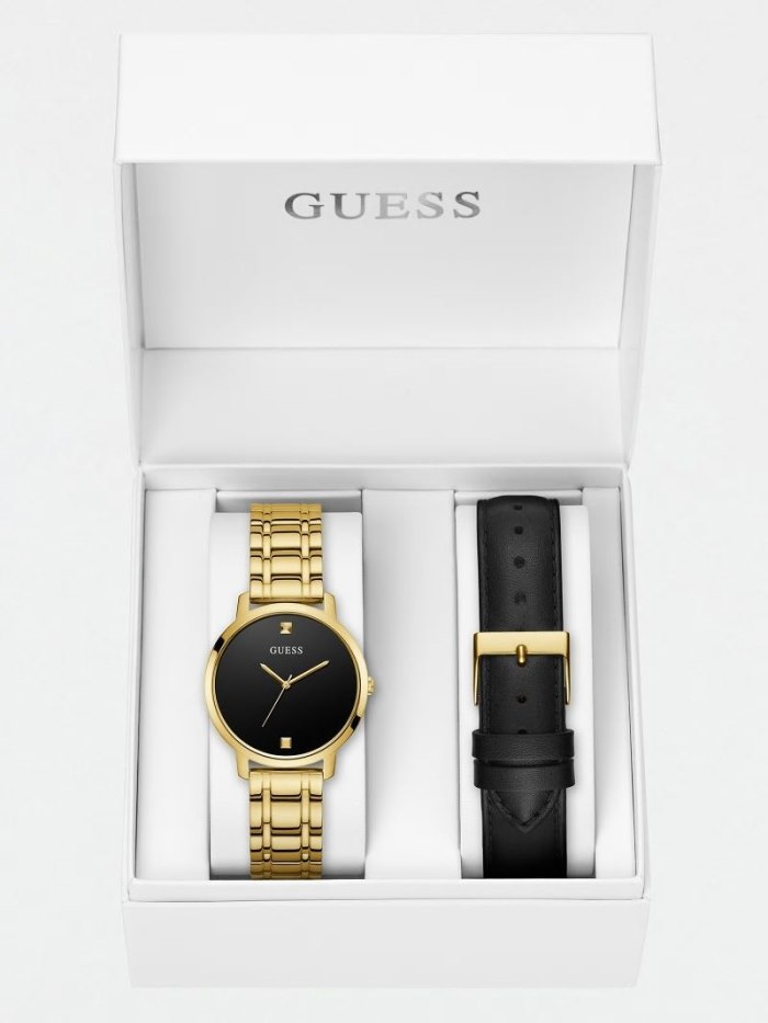 Conjuntos Guess Watch Box Mujer Plateados | SE-147740