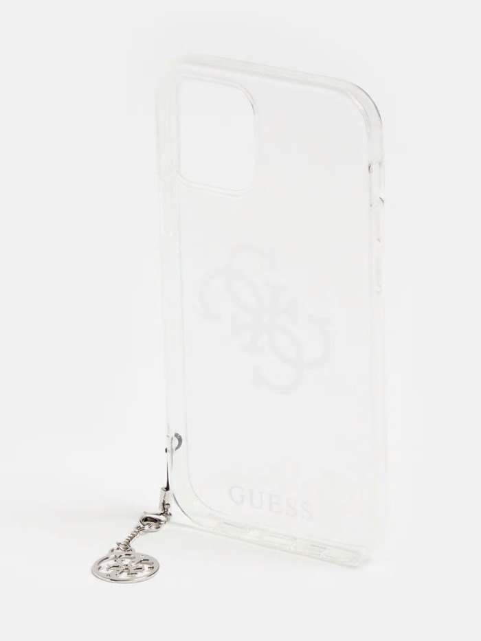 Cover Guess Iphone 12/12 Pro 4f Logo Mujer Plateados | SE-134776