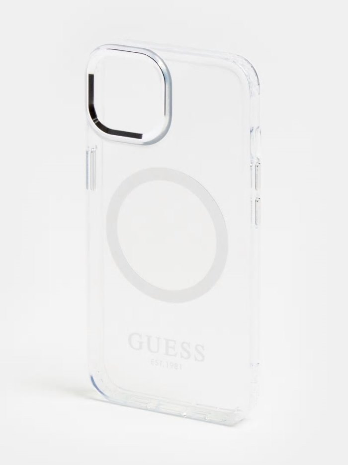 Cover Guess Iphone 14 Magsafe Mujer Plateados | SE-577436