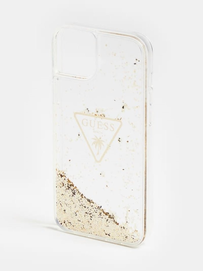 Cover Guess Iphone 14 Plus Glitter Mujer Blancos | 