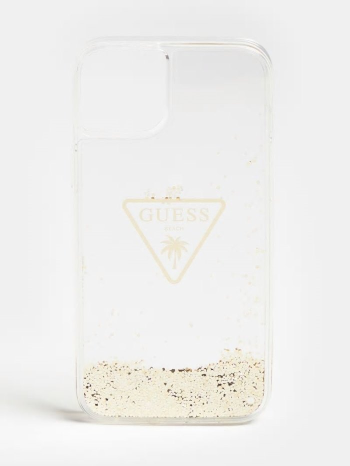 Cover Guess Iphone 14 Plus Glitter Mujer Blancos | 