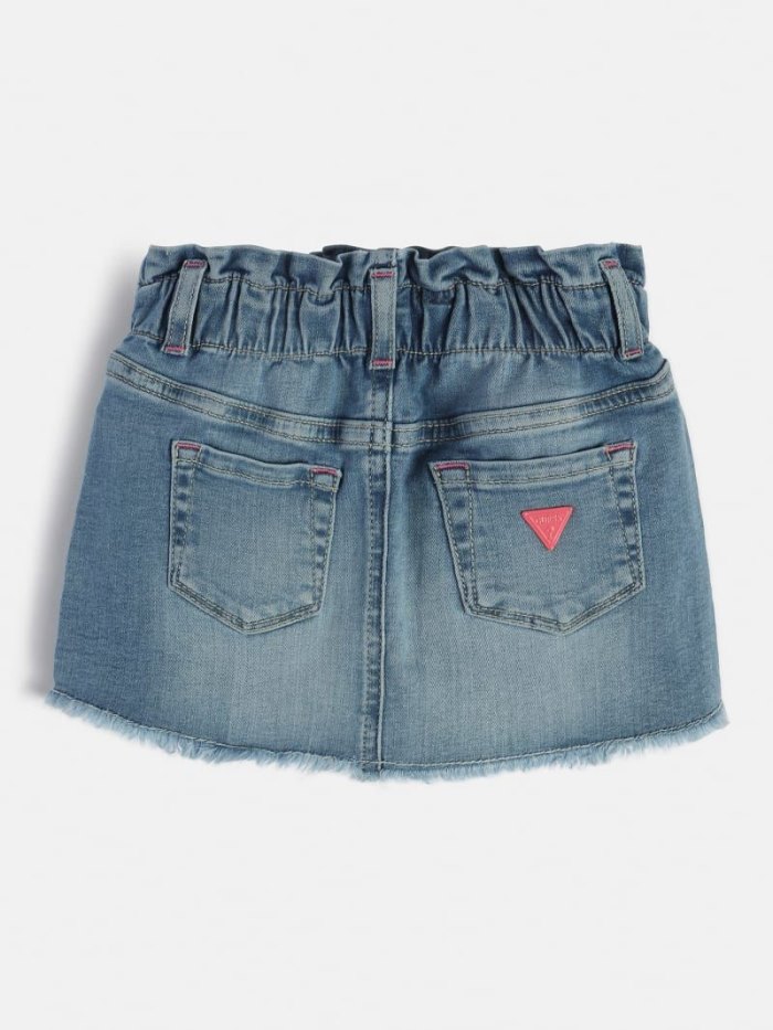 Denim Skirts Guess Sequins Niños Azules | SE-992166