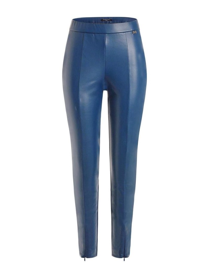 Leggins Guess Marciano Faux Leather Mujer Azules | SE-550908