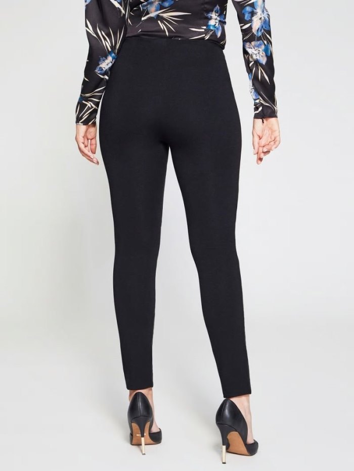 Leggins Guess Marciano Real Leather Mujer Negros | SE-018701