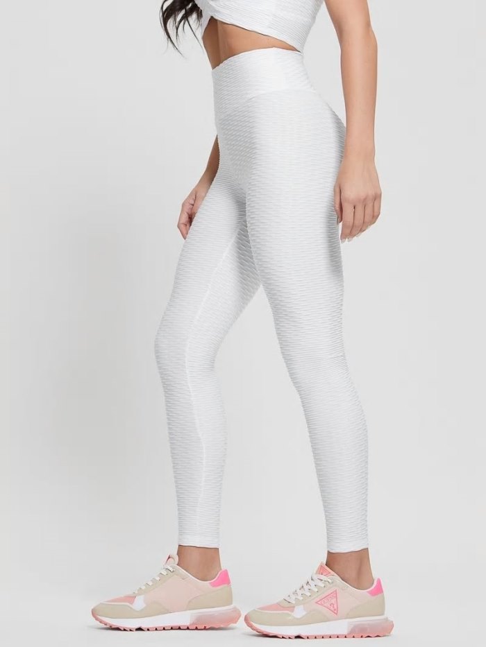 Leggins Guess Microfiber Mujer Blancos | SE-467392