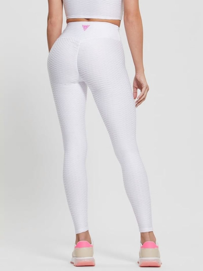 Leggins Guess Microfiber Mujer Blancos | SE-467392