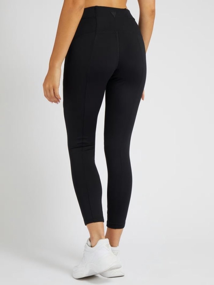 Leggins Guess Side Logo Mujer Negros | SE-483330