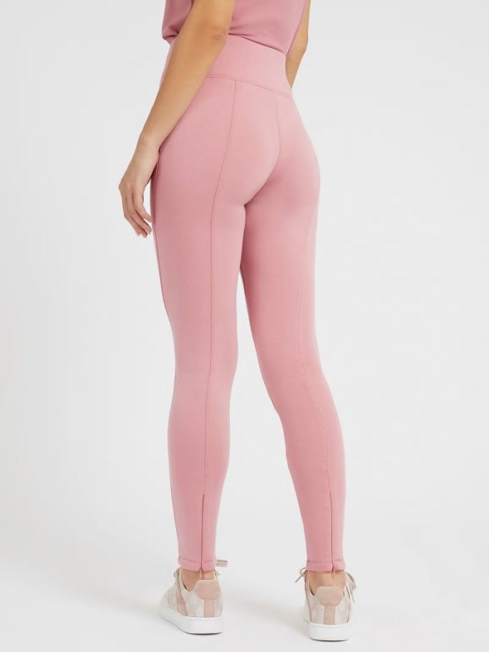 Leggins Guess Side Pocket Scuba Mujer Rosas | SE-331810