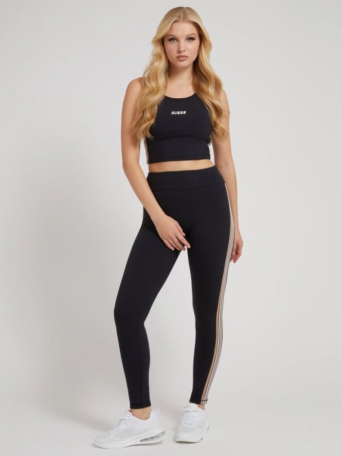 Leggins Guess Sideband Mujer Negros | SE-905054