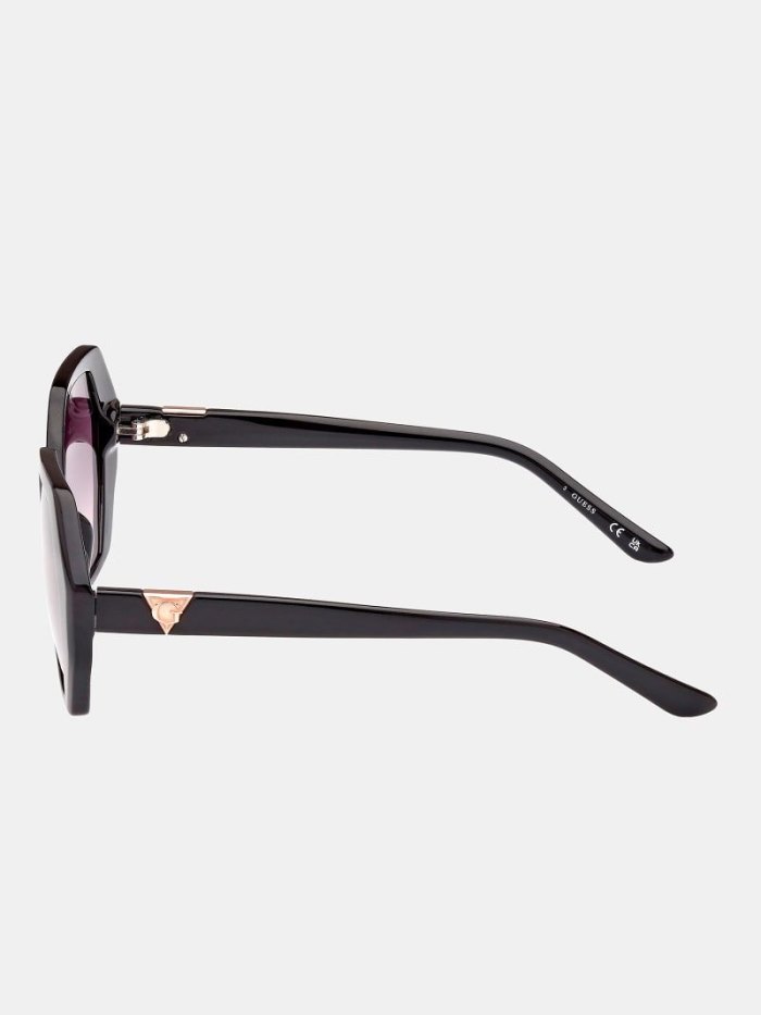 Lentes de Sol Guess Geometric Sunglasses Model Mujer Negros | SE-609605