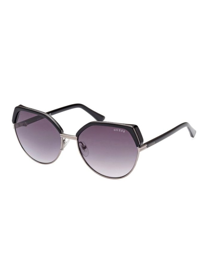 Lentes de Sol Guess Geometric Sunglasses Model Mujer Negros | SE-420532