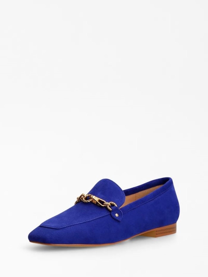 Mocasines Guess Marta Suede Mujer Azules | SE-018300