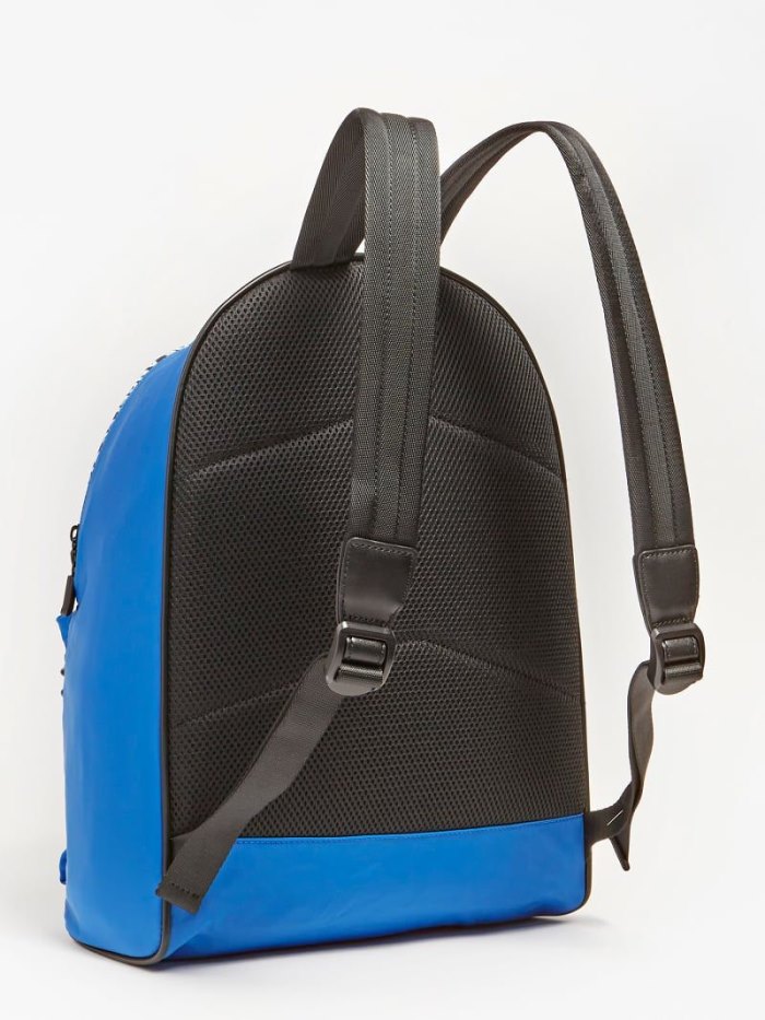 Mochilas Guess Quarto Logo Hombre Azules | SE-054826