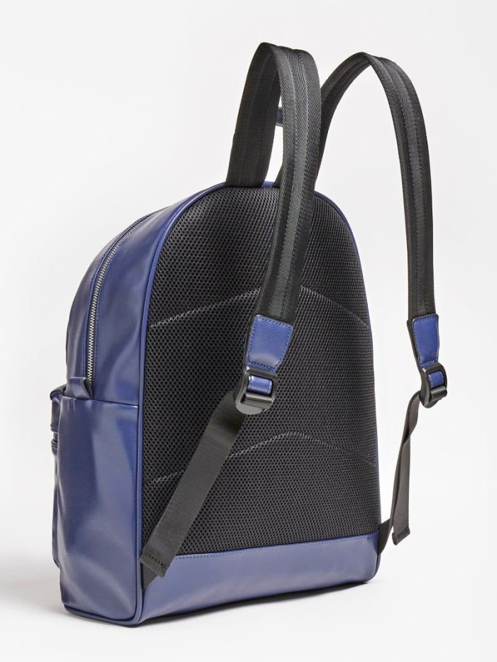 Mochilas Guess Quarto Logo Hombre Azules | SE-998820