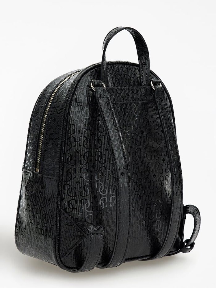 Mochilas Guess Sasky 4g Logo Mujer Negros | SE-417523