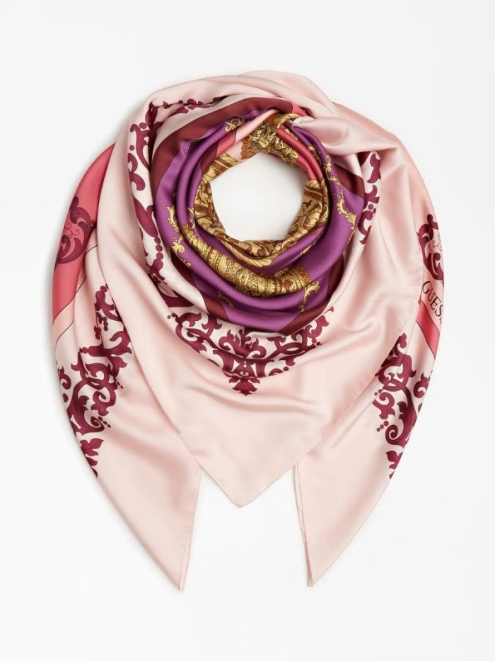 Neckerchief Guess Baroque Print Mujer Rosas | SE-048344