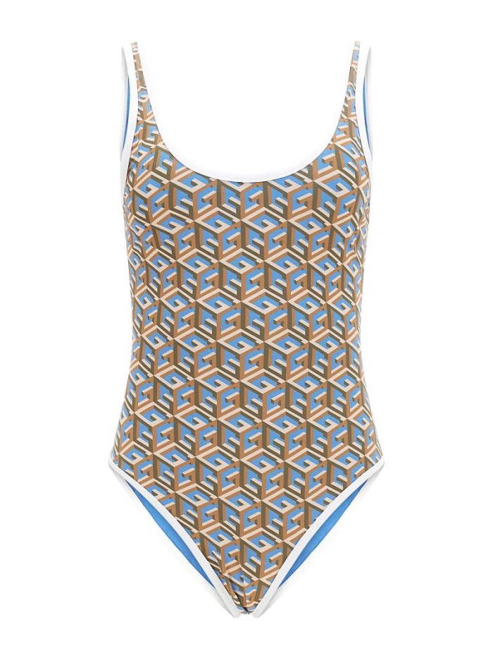 One Piece Swimsuits Guess G Cube Sporty Mujer Marrom | SE-907044