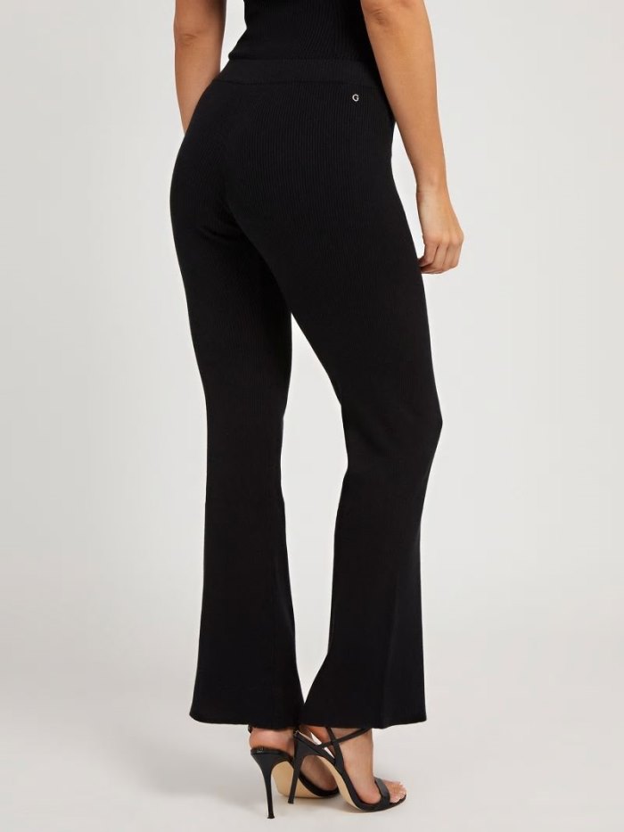 Pantalon Deportivo Guess Sweater Pant Mujer Negros | SE-904723