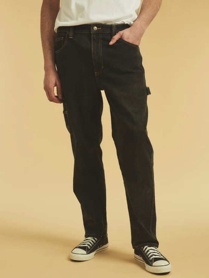 Pantalones Guess Cargo Hombre Negros | SE-771388