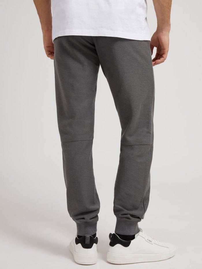 Pantalones Guess Fleece Slim Fit Hombre Grises | SE-740250