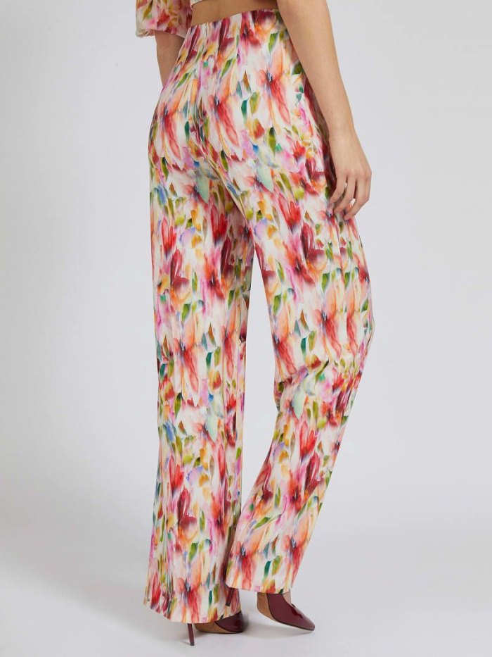 Pantalones Guess Marciano All-over Print Mujer Multicolor | SE-888219