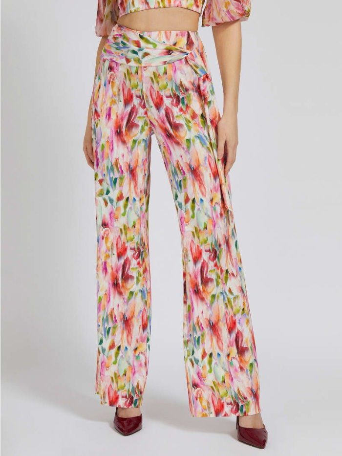 Pantalones Guess Marciano All-over Print Mujer Multicolor | SE-888219