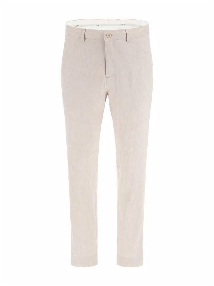 Pantalones Guess Marciano Linen Blend Hombre Beige | SE-762668